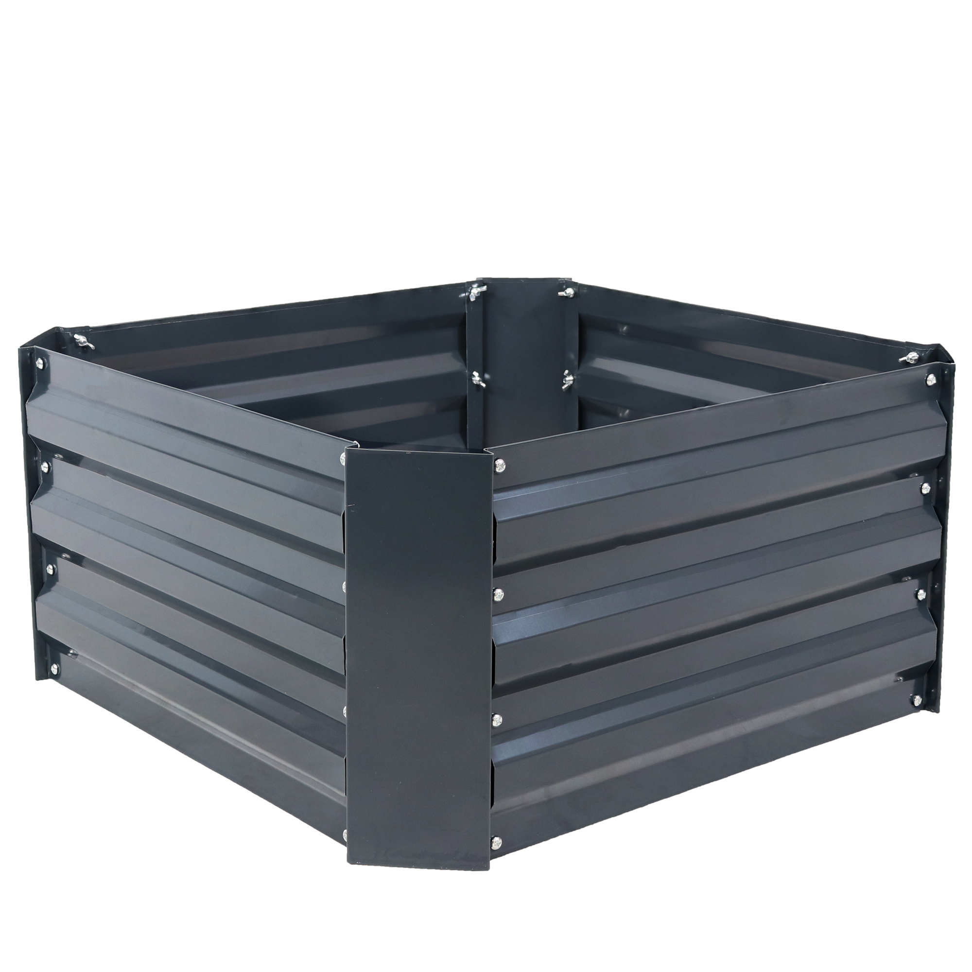 Sunnydaze Decor, Square Raised Garden Bed, Material Steel, Model# HB-468